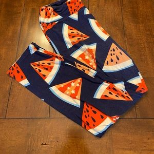 Lularoe Watermelon Leggings
